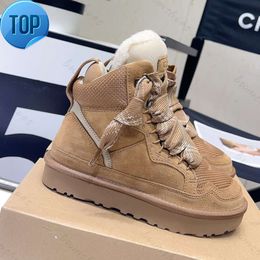 designer lowmel bottes formateurs chaussures de sport baskets femmes paniers sable laine peau de mouton hiver toile froid cuir véritable daim coureur snea