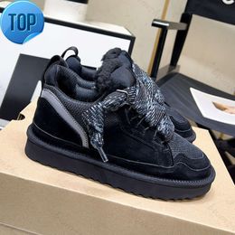 designer lowmel laarzen trainers vrijetijdsschoenen sneakers damesmanden zandwol schapenvacht winter canvas koud echt leer suède runner fa