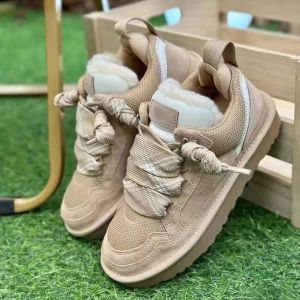 Diseñador Lowmel Tazz Tasman Sand Trainer plataforma bota Australia botas de nieve mujeres botines de tobillo Negro marrón marrón piel de oveja para hombre para mujer zapatos de invierno