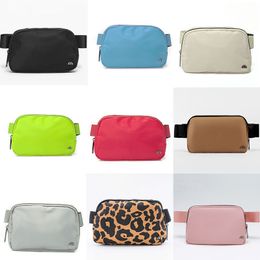 Designer Lu Fanny Pack Partout Ceinture Sac Mode Bum Poitrine Yoga Sac Bumbag Nylon Femmes Hommes En Plein Air Polaire Épaule Bandoulière Sacs De Taille Avec Logo