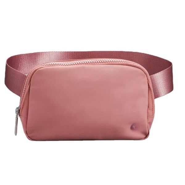 Sac de ceinture Lulu Designer Fanny Pack Nylon Sangle réglable Sacs de ceinture Sacs de taille en polaire Yoga Dames Sports Crossbody Zipper Étanche Femmes Titulaire de la carte Hommes Portefeuilles