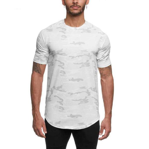 Diseñador luluyoga hombres casual corriendo traje de fitness de manga corta estiramiento camiseta deportiva transpirable absorbente de sudor ropa de secado rápido lululemens mujeres