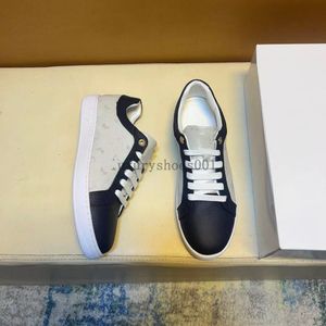 Designer Luxembourg Casual schoenen Rivoli Low Men Trainer kalfslin lederen loper afdrukken Embosie rubberen platform Lace-up Sneakers 5.14 03