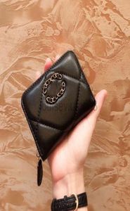 Designer Luxurious Sac Wallet Woman Mens Mini Multi Carte broderie File Soft Leather Zero Fashion Chain à main Sac à main Simple 1466674