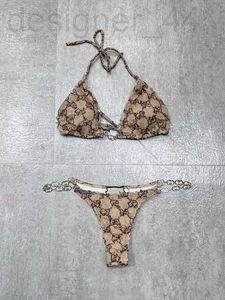 Ontwerper luxe damesbadmode beroemd badpak dames Vintage string micro coup dames bikinisets bedrukte badpakken zomer BeaWear zwempak