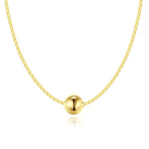 Designer Luxe 18K Plating Gold Ball Sexy hanger ketting Women modemerk S925 zilveren ketting charme vrouwelijke kraagketen luxe sieraden Valentijnsdag cadeau