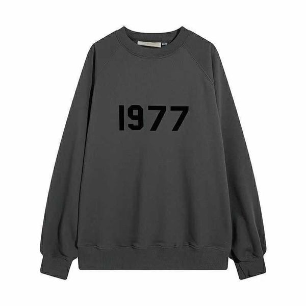 Diseñador Luxury 1977 Classic Fashion Fashion Fashion Versátil Versátil y cálida Doble línea sudadera High Street mismo para hombres Womenl6AH L6AHJIV JIE