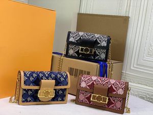 Designer Luxury 2021SS Portefeuille Dauphine M69992 Sac ￠ bandouli￨re ￠ cha￮ne invers￩e depuis 1854 taille 18 x 12 x 5cm