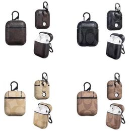 Designer Luxury AirPods Cases Chinese klassieke plaid voor AirPods Pro Case 123 Bluetooth Headset Leather Case Protection Case