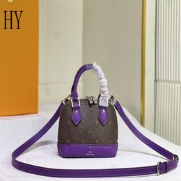 Sac alm de luxe de concepteur BB Monogra Purple M82717 Sac à bandoulière pour les dames de la meilleure qualité