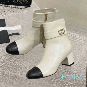 Designer Luxury Boots Boots Classic Lady Coco Coco Coco Coco Mocassins Femme Bottes de mode