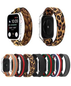 Designer Luxury Apple Watch Bands Wristband Smart Elastic Stracles 38404244mm Tide Bracelet Bracelet Belt Replaçage Iwatch Series5991799