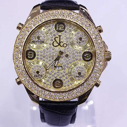 Designer Luxury Automatic mécanical montre JKCO Fashion Tchèque Leopard Large Dial Mens and Womens Women Diamond Diamond Full Sky Star Watches for Men Movement