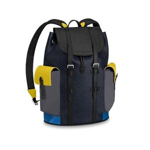 Designer Luxe Rugzak Mode Heren Christopher Rugzakken Handtassen Geoxideerd Leer Zakelijke Totes Messenger Bags312c