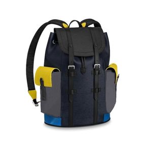 Designer Luxe Rugzak Mode Heren Christopher Rugzakken Handtassen Geoxideerd Leer Zakelijke Totes Messenger Bags269I