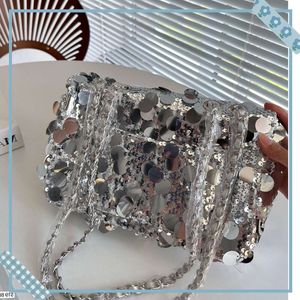 Sac de luxe de designer Chanells est un sac à paillettes à la mode populaire Internet avec un sac à bandoulière un sac de chaîne d'épaule