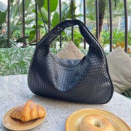 Bolso de lujo de diseñador Bolso de mano Bolso de mano grande Hop Bolsos de compras tejidos en negro y verde Bolso Bottegaly Venettaly Bolso de hombro Solstice Bolso Cabat