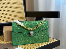 Designer Luxe tassen Modekunstwerk damestassen Diamond shine handtassen lente seizoen stijl crossbody tas