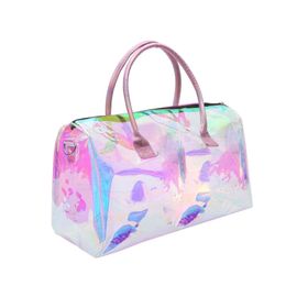 Sacs de luxe de styliste, sac de sport holographique pour dames, extérieur, Transparent, étanche, Pvc, voyage, personnalisé, coloré, Transparent, salle de sport