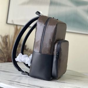 Designer Luxury Bags M45335 Dean Backpack Macasser Leather Ba Daypack Macassar Brown Men Women Fashion Bags Best Kwaliteit