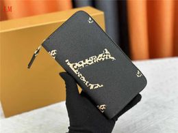 Designer Luxury Tassen Zippy Vertical Long Wallet Wallet Lady Cluth Bags M60017 Coin Purs Pols Pols Poctent Lederen Bag 19.5*10.5*2.5