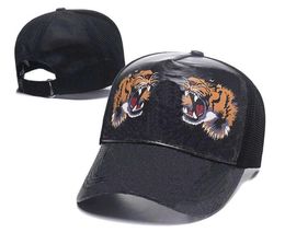 Designer Luxury Ball Caps 2024 Hommes Baseball Caps Femme Marque Tiger Head Chapeaux Bee Serpent Léopard Os brodé Hommes Femmes Casquette Sun Hat Gorras Sports