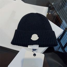 Designer luxe muts heren en dames modeontwerp skimerkhoeden gestapelde hoed LOGO brief warme muts geribbelde wollen muts
