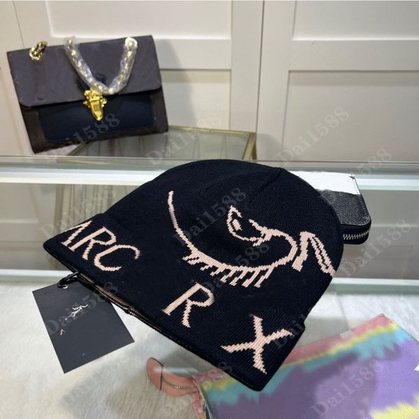 Bonnet de luxe de styliste/crâne d'hiver pour hommes et femmes, Design de mode, chapeaux tricotés, casquette d'automne, lettre 14 couleurs, chapeau chaud unisexe