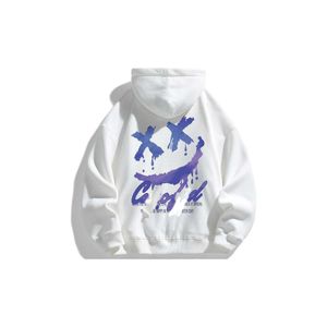 Designer Luxury BeaserS Classic Devil Smile Graffiti letters merkprint losse casual pluche dikke pullover hoodie