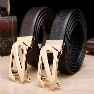 ceintures de luxe de créateurs pour hommes Big Buckle Belt New Fashion Mens Business Cuir Boutettes Livraison gratuite 308k