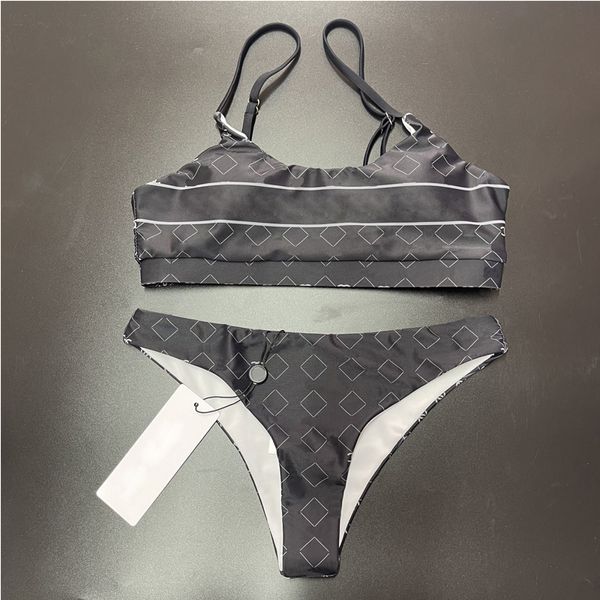 Diseñador de lujo Bikini Trajes de baño para mujer Conjunto de baño en la playa Conjunto de dos piezas nuevo 2023 traje de baño de verano de cintura alta 9 estilos talla s-xl Traje de baño clásico femenino