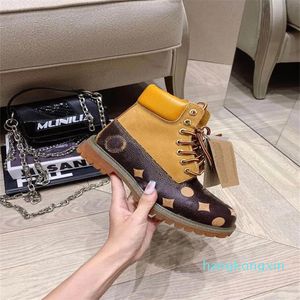 Botines impermeables con punta compuesta ancha para hombre de diseñador de lujo Boondock