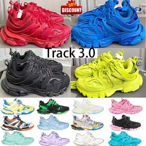 Designer Luxury merk Men Women Running Shoes Track 3 3.0 Triple White Black Sneakers Tess.S. Gomma lederen trainer nylon geprinte platform trainers schoenen