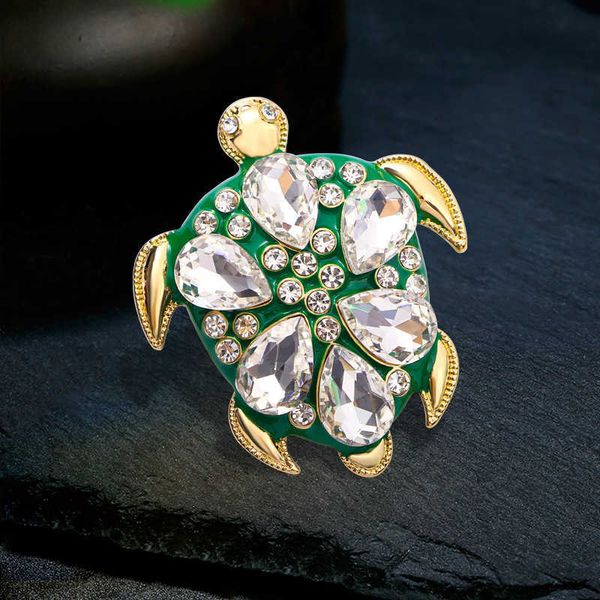 Broche de luxe de créateur à la mode et personnalisée en cristal strass, broche en alliage incrusté de diamant, broche animale, accessoires de costume