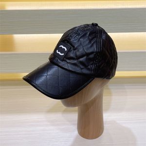 Designer luxe emmer hoeden voor heren dames mode lederen honkbal caps hoogwaardige volledige plaids brief visser hoed zonneschoon sunhats
