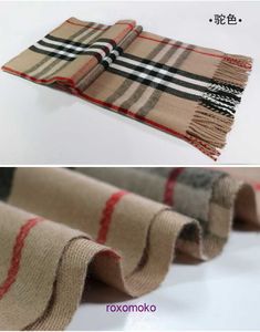 Designer Luxury Bur Home foulards à vendre 2023 Automne Hiver Cachemire Écharpe À Carreaux Rayé Châle Multi-usage Double Face Cape