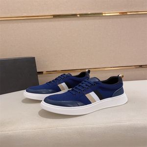 Chaussures de sport de luxe de créateurs baskets confortables en cuir véritable avec tissu en maille respirante