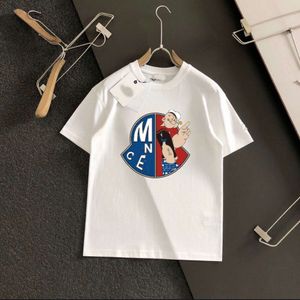 Designer Luxury Chaopai Classic 2024 Nouveau t-shirt imprimé à collier d'été décontracté à manches courtes à manches courtes