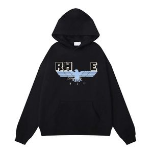 Designer Luxury Chaopai Classic Autumn Hope Ranch Peace Pigeon Imprimé à la mode Pure Coton High Street Sweat à sweat de loisirs pour hommes et femmes