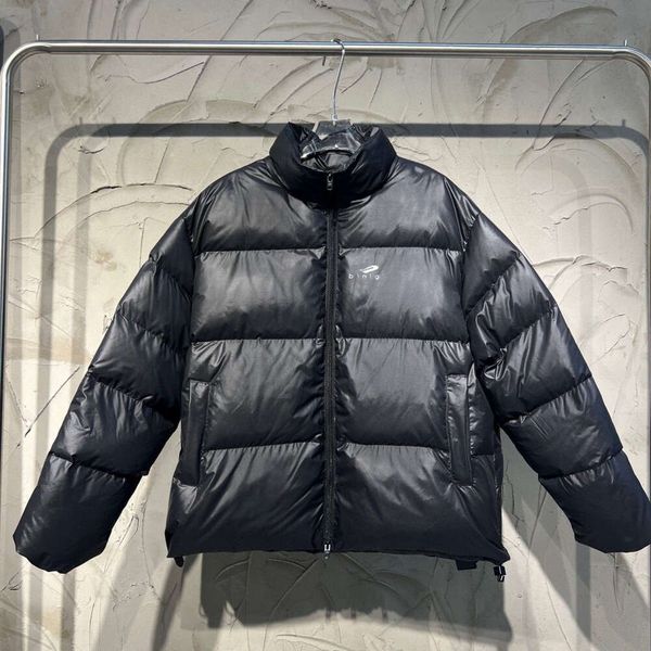 Diseñador de lujo Chaopai Classic Edición Premium letras reflectantes originales con chaqueta de esquí con edredón blanco para hombres y mujeres