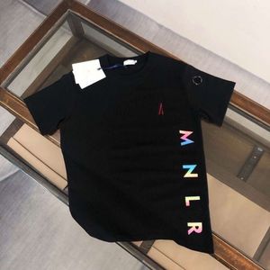 Designer Luxe Chaopai Klassiek puur katoenborduurwerk Helder gezicht Letterdruk Casual T-shirt Veelzijdig sportshirt met korte mouwen