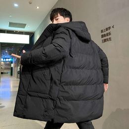 Designer luxe Chaopai klassieke winterjas voor heren met extra oversized maat, Fat Man, middellange katoenen jas, verdikt koudbestendig en warm