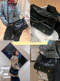 10A Crossbodytas van spiegelkwaliteit Vintage Klassieke Flap Bag Dameskettingtassen Schouder hobo portemonnee Handtas tote portemonnee zakje kokos lakleer tas zwart