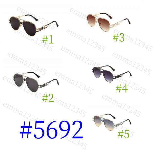Lunettes de soleil françaises de luxe de styliste pour femmes et hommes, monture métallique, lunettes de style, lunettes de soleil, vente en gros