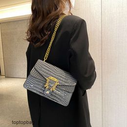 Diseñador de lujo Bolsas de asas de moda Carteras Bolso para mujer 2023 Nueva tendencia de moda Versátil Pequeño bolso cuadrado Solo hombro Cadena cruzada Bolsa para mujer