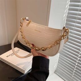 Diseñador Bolsas de asas de moda de lujo Carteras Moda francesa y elegancia Bolsa pequeña 2023 Bolsa de cadena occidental de moda y versátil Bolsa de mujer de un solo hombro