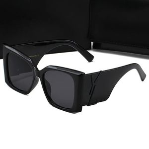 Designer luxe mode dames zonnebrillen grote vierkante zonnebril 8 kleur kies strandglazen zonnebril voor vrouw 2024