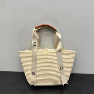 Designer luxe handtas Nieuwe zomer groentemand Stro geweven tas met binnentank Schoudertas Handtas Onderarmtas Maat 30 * 23CM Drie kleuren beschikbaar