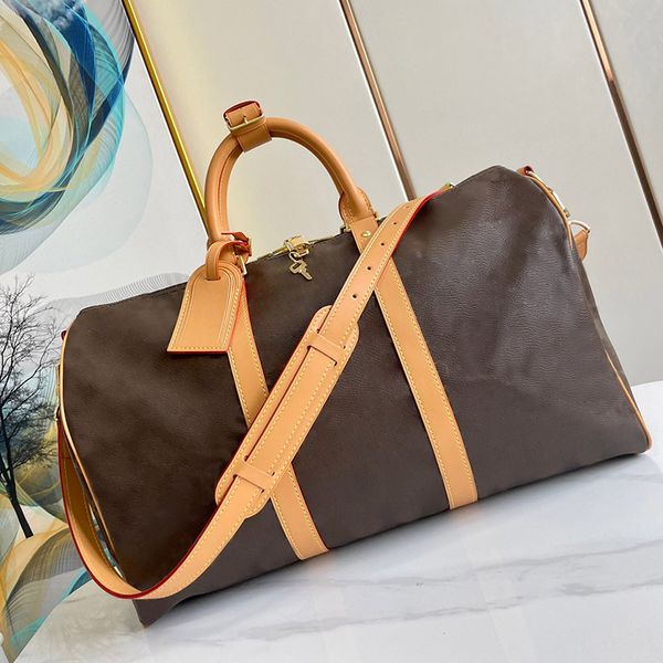 Bolsos de lujo de diseñador monederos Bolso con asas de alta calidad Bolso grande de lona de lona Bolsos de viaje para hombres de flores viejas bolsos de viaje de diseñador bolsos de cuero para mujer