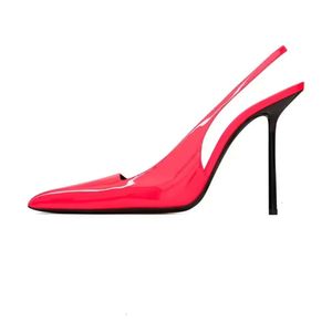 Designer Luxe High Heel Shoes For Womens Ladies Dress Casual Office Sneakers Summer Sandles Stiletto Heel puntige tenen Sandalen 760 247 666